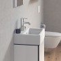 Lavabo Duravit Vero Air avec 1 trou de robinet 45 x 35 cm, avec trop-plein - vue détaillée