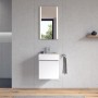 Duravit Vero Air Handwaschbecken mit 1 Hahnloch 45 x 35 cm, mit Überlauf - technische Ansicht