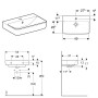 Lavabo compact Geberit Renova 55 cm - photo produit