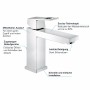 Robinet de lavabo monocommande Eurocube GROHE M-Size, de hauteur moyenne avec bonde de vidage - vue technique