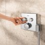 GROHE Precision SmartControl Duschsystem, Thermostat, UP, mit Vitalio Rain Mono 310, eckig - Produktansicht