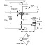 Robinet de lavabo monocommande GROHE Essence Nouveau taille S - vue détaillée