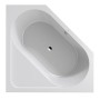 Vasca da bagno ad angolo Duravit D-Code 140 x 140 cm