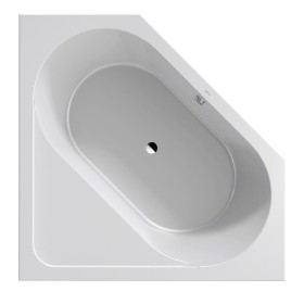 Vasca da bagno ad angolo Duravit D-Code 140 x 140 cm