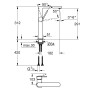 Robinet de lavabo monocommande GROHE Plus XL-Size