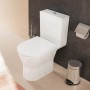 hansgrohe EluPura Original S Stand-WC für aufgesetzten Spülkasten 640 mit horizontalem Abgang AquaChannel
