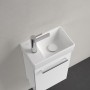 Villeroy & Boch Avento Handwaschbecken 36 x 22 cm, Becken rechts, ohne Überlauf - technische Ansicht