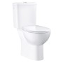 Ensemble WC sur pied à chasse d'eau basse GROHE Bau Keramik