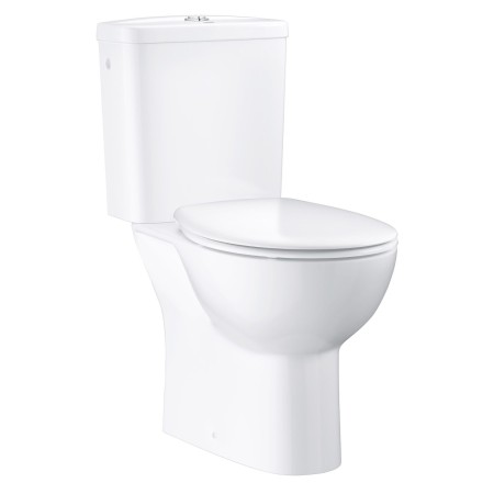 Ensemble WC sur pied à chasse d'eau basse GROHE Bau Keramik