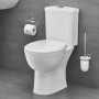 Ensemble WC sur pied à chasse d'eau basse GROHE Bau Keramik - vue détaillée