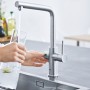 Kit di avviamento GROHE Blue Home con beccuccio a L - vista tecnica