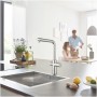 Kit di avviamento GROHE Blue Home con beccuccio a L - vista tecnica