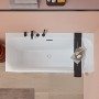 Vasca rettangolare Villeroy & Boch Loop & Friends Square Duo 170 x 75 cm - vista tecnica