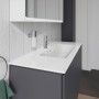 Duravit ME by Starck Möbelwaschtisch 123 cm mit 1 Hahnloch - Detailansicht