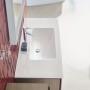 Duravit ME by Starck Möbelwaschtisch 123 cm mit 1 Hahnloch - technische Ansicht
