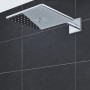 GROHE Rainshower SmartActive 310 Cube Kopfbrauseset mit 2 Strahlarten und Wandanschluss - Detailansicht