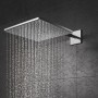 GROHE Rainshower SmartActive 310 Cube Kopfbrauseset mit 2 Strahlarten und Wandanschluss - technische Ansicht