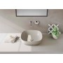 VitrA Options Outline Lavabo d'appoggio rettangolare 46 x 40,5 cm - vista tecnica