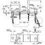 GROHE Essence Nouvelle combinaison de baignoire monocommande 4 trous - vue détaillée