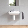 Duravit Starck 3 Waschtisch 60 cm mit 1 Hahnloch - technische Ansicht