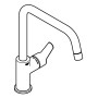 Rubinetto monocomando per lavello GROHE Start 1/2" - vista tecnica
