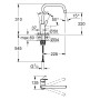 Rubinetto monocomando per lavello GROHE Start 1/2" - immagine prodotto