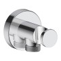 Supporto a parete Duravit con porta doccia e rosone rotondo