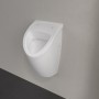 Villeroy & Boch O.novo Absaug-Urinal Compact, für Deckel, mit Zielobjekt, Zulauf verdeckt - Produktansicht