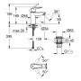 Robinet de lavabo monocommande GROHE Start, 1/2" S-Size - photo produit