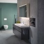 Évier Geberit Smyle Square 90 cm - vue détaillée