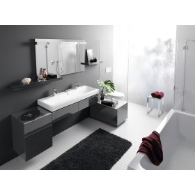 Lavabo Geberit iCon 120 cm sans trou de robinet