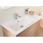 Villeroy & Boch Venticello Schrankwaschtisch Becken links 100 x 50 cm, mit 1 Hahnloch und Überlauf - Detailansicht