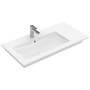 Villeroy & Boch Venticello Schrankwaschtisch Becken links 100 x 50 cm, mit 1 Hahnloch und Überlauf - Detailansicht