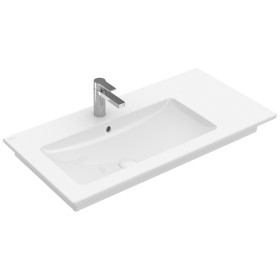 Villeroy & Boch Venticello Vasque à encastrer à gauche 100 x 50 cm, avec 1 trou de robinet et trop-plein