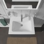 Duravit ME by Starck Möbelwaschtisch 63 cm mit 1 Hahnloch - technische Ansicht