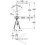 Rubinetto monocomando per lavello GROHE Minta, DN 15 - vista dettagliata