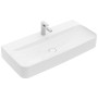 Lavabo d'appoggio Villeroy & Boch Finion 100 cm con foro per rubinetto - vista dettagliata
