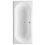 Roca Baignoire en acier Steel Duo 180-2 en forme de rectangle 180 x 80 cm