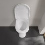 Villeroy & Boch Vicare WC a scarico a pavimento senza bordo, a terra - vista tecnica