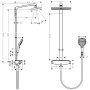 hansgrohe Raindance Select E 360 Showerpipe EcoSmart - Detailansicht