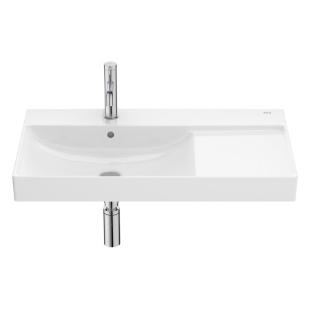 Roca Ona Waschtisch 80 x 46 cm, asymetrisch mit Becken links