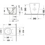 Duravit D-Neo Stand-WC Rimless, Compact-Tiefspüler - Produktansicht