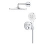 GROHE Precision SmartControl Duschsystem, Thermostat, UP, mit Vitalio Rain Mono 310, rund - Detailansicht