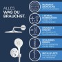 GROHE Precision SmartControl Duschsystem, Thermostat, UP, mit Vitalio Rain Mono 310, rund