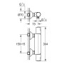 Mitigeur thermostatique de douche GROHE Precision Start, 1/2 - photo produit