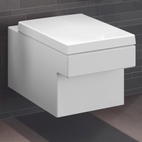 WC suspendu en céramique GROHE Cube, sans bride