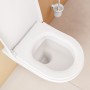 VitrA Integra WC suspendu à chasse d'eau profonde avec rebord de rinçage - vue détaillée