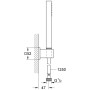 GROHE Euphoria Cube Brausegarnitur mit Durchflusskonstanthalter - Detailansicht