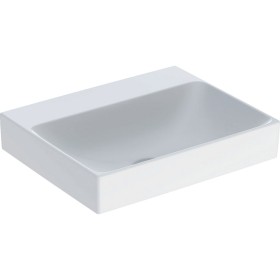 Vasque à poser Geberit ONE, sans trou de robinet, sans trop-plein, sortie verticale