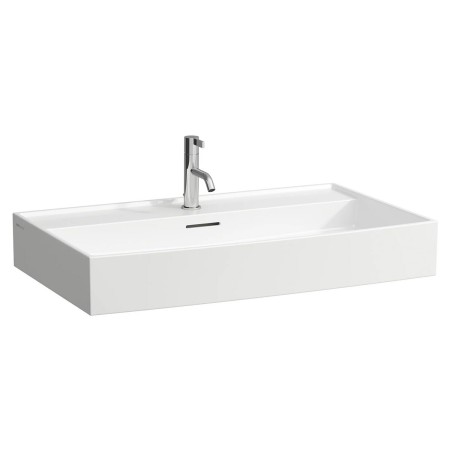 Vasque LAUFEN Kartell 80 x 46 cm, avec 1 trou de robinet, avec trop-plein